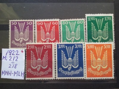 1922-Partial set-MNH+MLH-Perfect foto