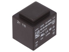 Transformator &icirc;ncapsulat 2,8VA 220V 12V PCB