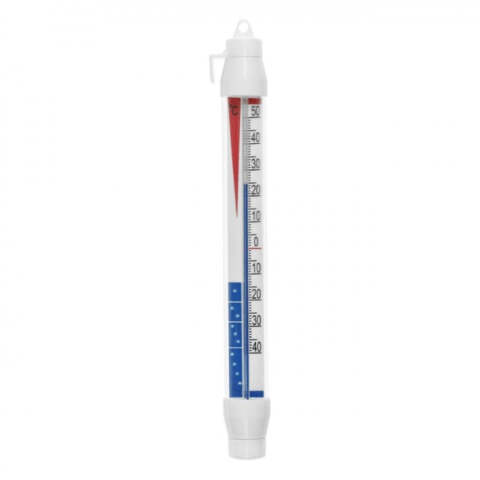 Termometru Frigider, Plastic, Lungime 20 cm, Roșu/Albastru