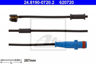 Senzor de avertizare,uzura placute de frana OPEL ASTRA H GTC (L08) (2005 - 2016) ATE 24.8190-0720.2 foto