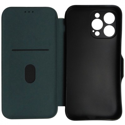Husa tip carte cu stand Techsuit verde inchis pentru Apple iPhone 14 Pro Max foto