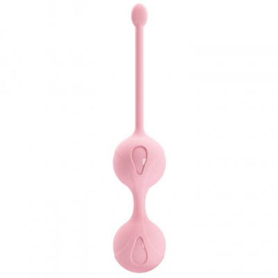 Bile vaginale silicon roz Kegel Tighten Up I 3cm foto