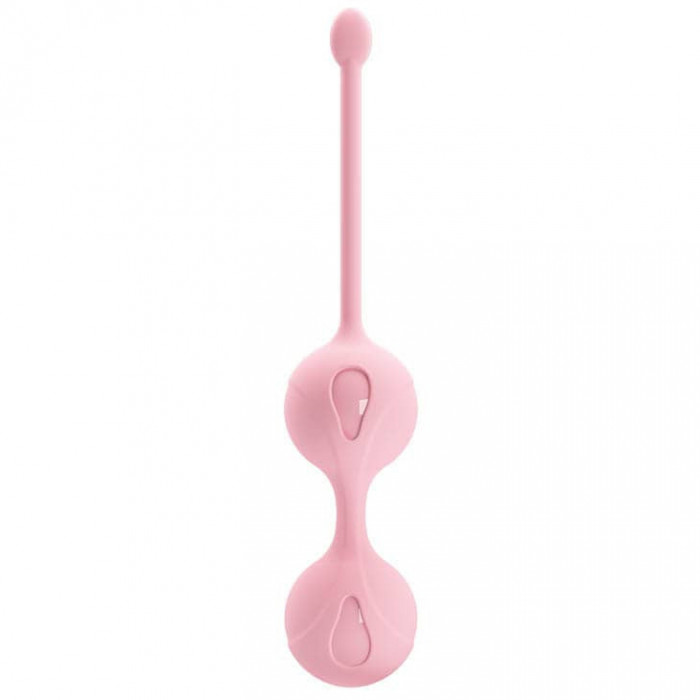 Bile vaginale silicon roz Kegel Tighten Up I 3cm