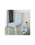 Set 6 huse scaun de catifea albastru deschis