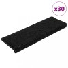 Covorase Scara Gossi, 30 Bucati, 65x21x4 cm, Negru, Protectie antiderapanta, Material PP