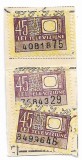 Timbre P.T.T.R. televiziune, anii &#039;60 - neobliterate (3 buc.)