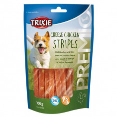 Trixie PREMIO Cheese Chicken Stripes, pui și br&amp;acirc;nză 100 g foto