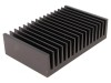 Radiator cu aripioare negru 100x160x40mm