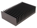 Radiator cu aripioare negru 100x160x40mm