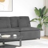 VidaXL Modul central canapea modulară cu perne gri &icirc;nchis 100 cm 4104438