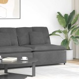 VidaXL Modul central canapea modulară cu perne gri &icirc;nchis 100 cm