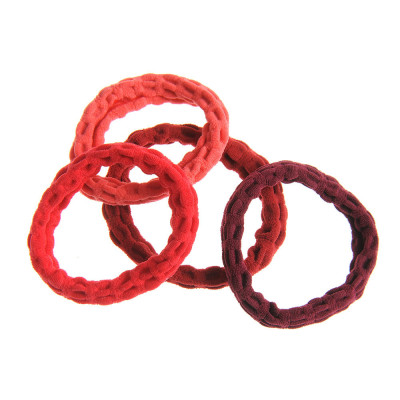 Set 4 elastice in nuante rosii foto
