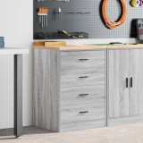 vidaXL Dulap depozitare garaj gri Sonoma 60x51x85 cm
