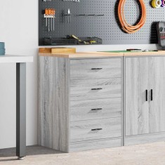 vidaXL Dulap depozitare garaj gri Sonoma 60x51x85 cm