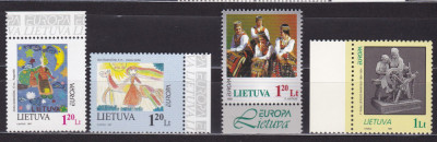 LITUANIA 1995/1997/1998 EUROPA CEPT LOT MNH foto