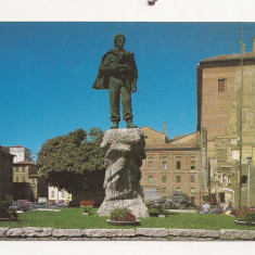 FA4 -Carte Postala- ITALIA - Parma, Monumenti di Partigiano, circulata