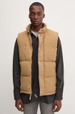 Levi&#039;s vesta de puf barbati, culoarea maro, de iarna, A8556