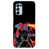 Husa compatibila cu Oppo A31 model Batman &amp;amp; Superman, Silicon, TPU, Viceversa, Transparent, Carcasa