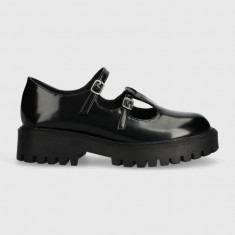 Answear Lab mocasini femei, culoarea negru, cu toc plat