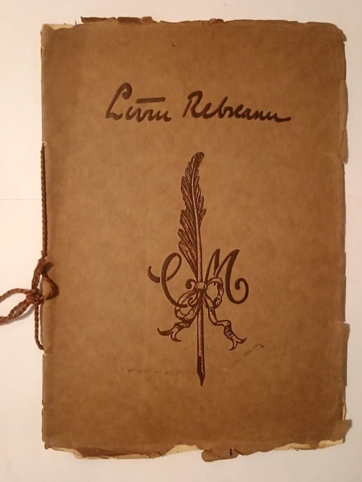 Liviu Rebreanu - C&acirc;ntecul lebedei (colecția Manuscriptum, 1927)