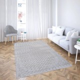 Model Blanita Lop 076, Covor Antiderapant, Efect 3D, Gri - 50x80 cm