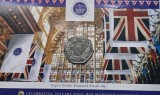 50 pence 2022 British Antarctic Territory,Platinum Jubilee of HM Queen Elizabeth II ,Bunc, Blister, tiraj 2700 ex., km#49