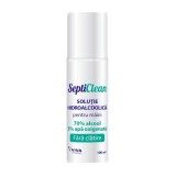 SeptiClean Solutie hidroalcoolica cu apă oxigenata pentru maini, 100 ml, Viva Pharma