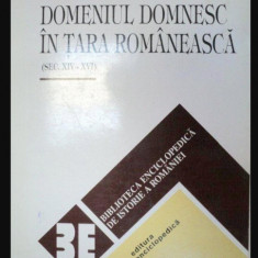 Domeniul domnesc în Tara Româneasca : (sec. XIV-XVI) / Ion Donat
