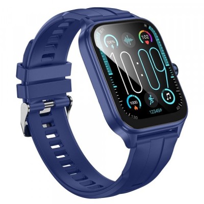 Smartwatch HOCO Y27 Call, Albastru foto