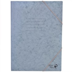 Mapă Carton Office Style, Elastic, Gri, Dimensiuni 25.5x34.5 cm
