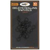NGT Big Eye Matt Black Rolling Swivel Size 8