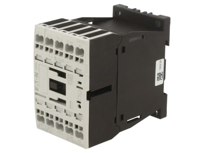 Contactor 3-polar 24V DC 9A