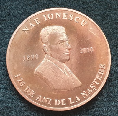 Medalia NAE IONESCU susţinător (eminenţa cenusie) al Mişcării Legionare RARA foto