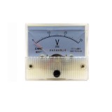Voltmetru Analogic Panou 30V DC CE Contact Electric, Aparat de Masura Curent Continuu, Prindere cu Suruburi, -25&deg;C +50&deg;C