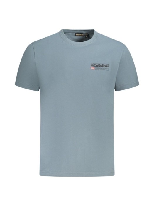Tricou barbati, cu mini imprimeu, Regular fit, Gri inchis, S
