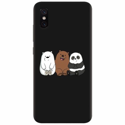 Husa silicon pentru Xiaomi Mi 8 Pro, Bears foto