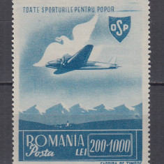 ROMANIA 1945 LP 176 O.S.P. POSTA AERIANA MNH