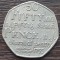 (S) MONEDA ANGLIA - 50 PENCE 2005, 250 ANI PUBLICAREA PRIMULUI DICTIONARENGLEZ / DICTIONARUL JOHNSON 1755