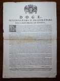 Edict original al Republicii Genova &ndash; Doge, Governatori e Procuratori della Repubblica di Genova, 31 martie 1749