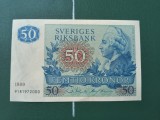 SUEDIA 50 KRONOR 1989 SUPERBĂ