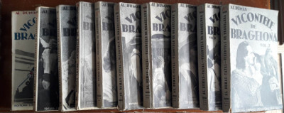Alexandre Dumas-Vicontele de Bragelone-10 volume interbelice foto