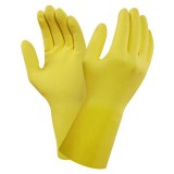 Cumpara ieftin Manusi din latex pentru curatenie si intretinere, marimea L, galbene