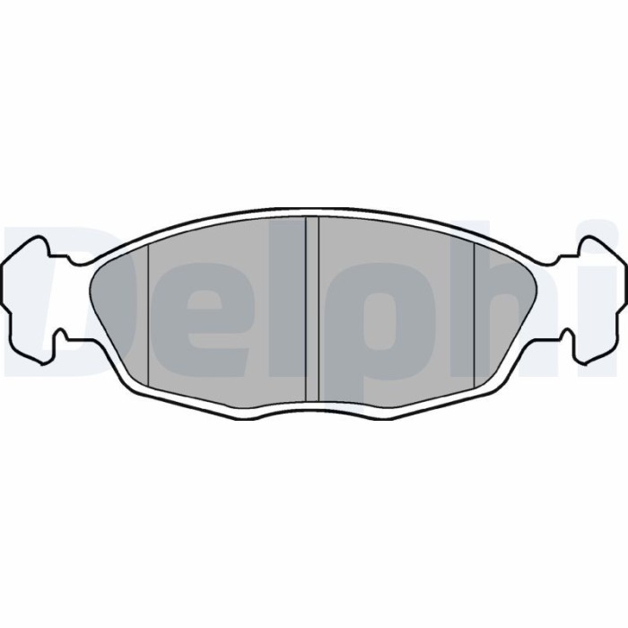 DELPHI LP702 set placute frana,frana disc