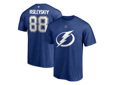 Tampa Bay Lightning tricou de bărbați Andrei Vasilevskiy #88 Authentic Stack Name &amp;amp;amp; Number - M foto