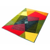 Covor Model Kolibri 11486-125, Marime 80 x 150 cm, Multicolor, Inaltime Fir 9 mm, Antialergic, Polipropilena, Living, Dormitor, Sufragerie, Birou