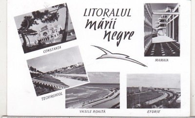bnk cp Litoralul Marii Negre - Vedere - circulata foto