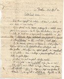 A4022N Preot Dumitru Furtună, scrisoare olografă către preot Constantin Bobulescu, 1926, Dorohoi