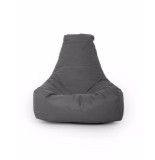Fotoliu tip para, Big Bean Bag, textil umplut cu perle polistiren, gri
