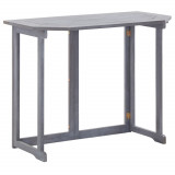 Gossi masa de balcon pliabila, 90x50x74 cm, lemn masiv de acacia