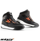 Cumpara ieftin Ghete pentru scuter - motocicleta Urban Unisex Seventy model SD-BC10 culoare: negru/portocaliu Negru/portocaliu 39